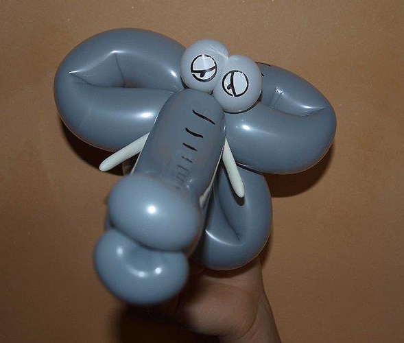 Ballonkünstler Elefant