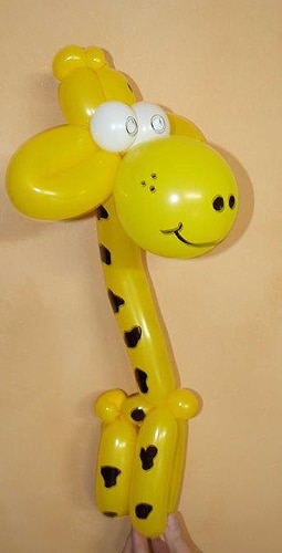 Ballonkünstler Giraffe